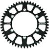 SCAR Corona Ergal Compatibile con KAWASAKI KX KXF KLX 125 250 450 94-26, Nero - 50 denti