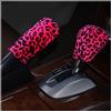 CGEAMDY Setcopertura Pomello Cambio Leva Cambio Manicotto, Copertura Freno Mano Auto Universal, Peluche Auto Freno Mano Copertura, Copertura Freno Mano Auto Peluche, Copertura-Freno-Mano-Auto(Rosa)