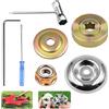Shyllin 7 PZ Lama Dado Fissaggio,Dado Fissaggio Kit per Lama Decespugliatore,Kit Fissaggio Lama Tosaerba - per Tosaerba, Macchina per L'Irrigazion (7PCS)