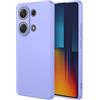 ILING Cover per Xiaomi Redmi Note 14S 4G/Redmi Note 13 Pro 4G/POCO M6 Pro, Semplice Tinta Unita Retro Morbido Liquido TPU Antiurto Custodia Ultrasottile Matte Elegante Donna Case Cover (Porpora)