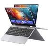 KUMNOSAL Computer Portatile 2-in-1 Touchscreen, PC Portatile 13th Gen Core i3-1315U Processor, Laptop 16GB RAM+512GB SSD, UHD Graphics, Win11,Tastiera Retroilluminata/Sblocco con Impronta Digitale/Type-C