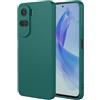 ILING Cover per HONOR 90 Lite 5G, Semplice Tinta Unita Retro Morbido Liquido Silicone TPU Bumper Antiurto Custodia Ultrasottile Matte Elegante Donna Case Cover (Verde scuro)