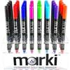 Marki Marcatore permanente per palline da golf, progettato specificamente per golfisti, 8 colori vivaci disponibili (arancione)
