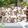 Encasa XO Encasa Homes Fodere per cuscini in poliestere | Digitale Chintz Red Stampa | Tessuto idrorepellente, delicato sulla pelle | Ideale per uso esterno e interno | 50x50 cm | Set di 2