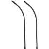 PATIKIL 24 Microfono Collo D'oca 2pz 5/8-27 Filetto Metallo Universale Tubo Flessibile Braccio Collo Cigno Tubo Prolunga per Multifunzione Fai da Te Nero