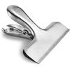 IBILI - Set di 3 clip per borse, acciaio inossidabile, 4-8 - 12 cm