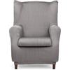 Eysa copripoltrona elastica bergere colore crudo design Luz