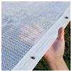 Generic Bianco Rete Ombreggiante, 50% Resistente Ai Raggi UV Telo Ombreggiante, Rete Traspirante 1.0x2.0 2.0x2.0 2.0x3.0 2.0x4.0 2.0x5.0 m Panno Ombreggiante per Colture Serre Esterno Giardino(4.0x7.0 m)