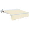 Papillon TENDA DA SOLE CASSONATA per Balconi con BRACCI Colore ECRU 300x250 cm