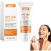 WAWJ® Protezione solare SPF 100, Crema solare con fattore di protezione 100, Crema solare impermeabile per viso e corpo, Lozione solare con protezione UVA/UVB, Cura della pelle per prevenire