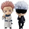Jiumaocleu 2 statuette JJK Gojo Satoru e Ryomen Sukuna Action Figure, 10 cm Mini JJK Action Statua con accessori, fatti a mano, da collezione
