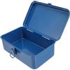 DOITOOL Cassetta Attrezzi Metallo: Piccola Cassetta Degli Attrezzi in Ferro Kit Di Attrezzi per La Casa Cassetta Degli Attrezzi Portatile Multifunzione Con Chiusura a Scrocco in Metallo 19x12x7,8cm