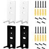 SEIWEI 4 staffe per montaggio a parete compatibili con altoparlanti Bose Surround 700, OmniJewel Lifestyle 650 sistema di intrattenimento domestico (nero e bianco)