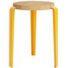 TIPTOE - Sgabello Lou - Giallo - Acciaio termolaccato - Designer Gregory Cibert