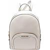 Michael Kors Jaycee - Zaino medio in pelle ciottolata (crema chiara), Crema chiara., Medium, Zaino