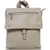 COVERI COLLECTION Borsa Donna Zaino Manico Tracolla e Spallaccie in Ecopelle Multitasche Tracolla in Ecopelle Regolabile Dimensioni 32 X 28 X 11 cm ART.9096 Marchio Coveri. (BEIGE/KHAKI)