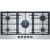 Bosch PCR9A5B90 - Piano cottura - 5 Fuochi Gas - Griglie in ghisa - 90cm - INOX - SERIE 6