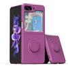 ILING Cover Per Samsung Galaxy Z Flip5 (Z Flip 5) Case, Custodia Antiurto PC Bumper, Ultra Sottile Opaco Compatibile con Case Samsung Galaxy Z Flip5 (Z Flip 5) (Sakura Viola)