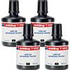 edding T100 Pennarello permanente di ricarica - nero - Contenuto: 4 x 100 ml - inchiostro per pennarello permanente edding (anche edding EcoLine)