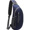 Gisdanchz Zaino Monospalla Uomo Piccolo, Borsello Tracolla, Marsupio Donna, Borsa Impermeabile, Borsetta Sling Bag for Men Women, Blu Scuro