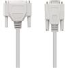 Blendend Cavo serie Null Modem con connettori DB9 femmina a DB25 maschio, lunghezza 1,8 metri, ideale per connessioni dati tra dispositivi.
