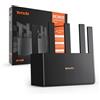 Tenda RE3L Router Wi-Fi 7 BE3600 Dual-Band, Mesh WiFi, Porte WAN/LAN Gigabit, 5 Antenne Verticali, 4K-QAM, MLO, NFC, VPN, WPA3, Controllo tramite App