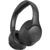 DCU TECNOLOGIC - Cuffie Bluetooth Wireless - Ricarica USB-C - Cuffie ad Archetto Pieghevoli - Cancellazione Digitale del Rumore 15-20dB - Colore: Nero
