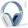 BINNUNE - Cuffie da gioco wireless da 2,4 GHz, con cancellazione del rumore ENC e microfono, per PS4, PS5, PC, con USB, cuffie Bluetooth, con batteria della durata di 48 ore