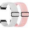 TumCez Regolabile Elastico Sgancio Rapido Cinturino Orologio in Nylon,18mm 19mm 20mm 22mm 24mm Cinturino per Samsung/Garmin/Fossil/Amazfit/Huawei/Xiaomi/Suunto Orologio per Uomo Donna