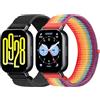 TumCez 22mm Cinturino Compatibile con Xiaomi Redmi Watch 5 Active/Redmi Watch 5 Lite/Xiaomi Watch S3/Garmin Venu 3/Venu 2/Vivoactive 4/Amazfit Bip 5/Amazfit Balance/GTR 4 Cinturino per Donna Uomo