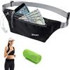 CYchen Marsupio Sportivo Impermeabile Running Porta Cellulare Donna Uomo con Tasca Cintura da Corsa - per Portafoglio Chiavi iPhone 13 X 8 6 Plus Samsung Huawei Smartphone Jogging Viaggio Trekking Bicicletta