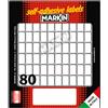 MARKIN Etichetta adesiva bianca 16x10mm (10fogli x 80etichette) Markin X11012