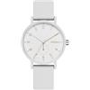 CIVO Orologio da Polso Donna Elegante: Impermeabile Gomma - Vintage Orologi Donna Analogico Quarzo Bianco