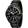 sector Orologio SECTOR Uomo OVERSIZE R3253102027 Bracciale Acciaio Nero Sub 100mt