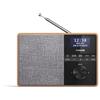 PHILIPS AUDIO R5505/10 Radio Portatile Con Bluetooth, Cabinet In Legno, Dab e Fm, Driver Dell'Altoparlante Full Range Da 3 Pollici, Timer Cucina, Alimentazione A Corrente O A Batterie, Nero Lucido