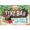 Nostalgic-Art Close Up 40361132225, Targa in Latta Tiki Bar - It's Always Happy Hour (30cm x 20cm)
