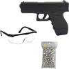 Saigo Defense Confezione Pistola a Molla Airsoft G.16 / Colore: Nero/Materiale: Metallo/Potenza 0,3 Joule/Fornita con Accessori
