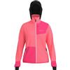 GREAT ESCAPES COXE EVO LADY TECH FLEECE FULL ZIP CALYPSO CORAL RASBERRY