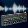 Mixer audio a 10 canali mono miscelatore microfono audio per chitarre di