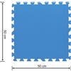 Bestway 58220 Protezione per il Fondo della Piscina, Colore Blu,Tappetino Confezione da 9 pezzi di 50 x 50 cm