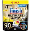 Finish Ultimate Plus Lemon Capsule per lavastoviglie, 90 pezzi