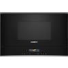 Siemens BF722L1B1 iQ700 forno a microonde da incasso, nero, cookControl7 - Programmi automatici, humidClean Plus - Pulizia degli interni, ideale per l'installazione rialzata, porta girevole con
