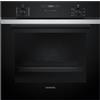 Siemens Forno Elettrico da Incasso Ventilato Multifunzione con Grill Pulizia Ecoclean 71 Litri 60 cm Classe A+ colore Nero e Inox - HB237GES3 iQ500