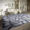 Villeroy & Boch Tappeto a pelo corto, Therese moderno, per soggiorno, camera da letto, sala da pranzo, colore antracite, 160 x 230 cm