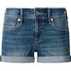Pepe Jeans Regular Short MW Pantaloncini, Blu (Denim-Ic4), 25W Donna