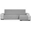Eysa copridivano antimacchia per chaise longue lato destro colore grigio chiaro design Genna