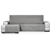 Eysa Genna Copridivano Antimacchia per Chaise Longue Extra Lato Sinistro, Colore Grigio
