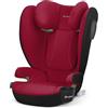 CYBEX Silver Seggiolino Auto per Bambini Solution B4 i-Fix, Incluso Porta Bevande, Per Auto Con e Senza ISOFIX, Per Bambini da circa 3 a 12 Anni (100 - 150 cm), Da 15 a 50 kg circa, Dynamic Red