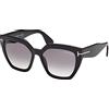 Tom Ford Occhiali da Sole PHOEBE FT 0939 SHINY BLACK/GREY SHADED 56/17/140 donna