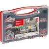 fischer Meister-Box XL - Set di tasselli da 280 pezzi, diametro 5-10 mm, per fai da te e professionisti, uso universale, ideale per superfici sconosciute in interni ed esterni